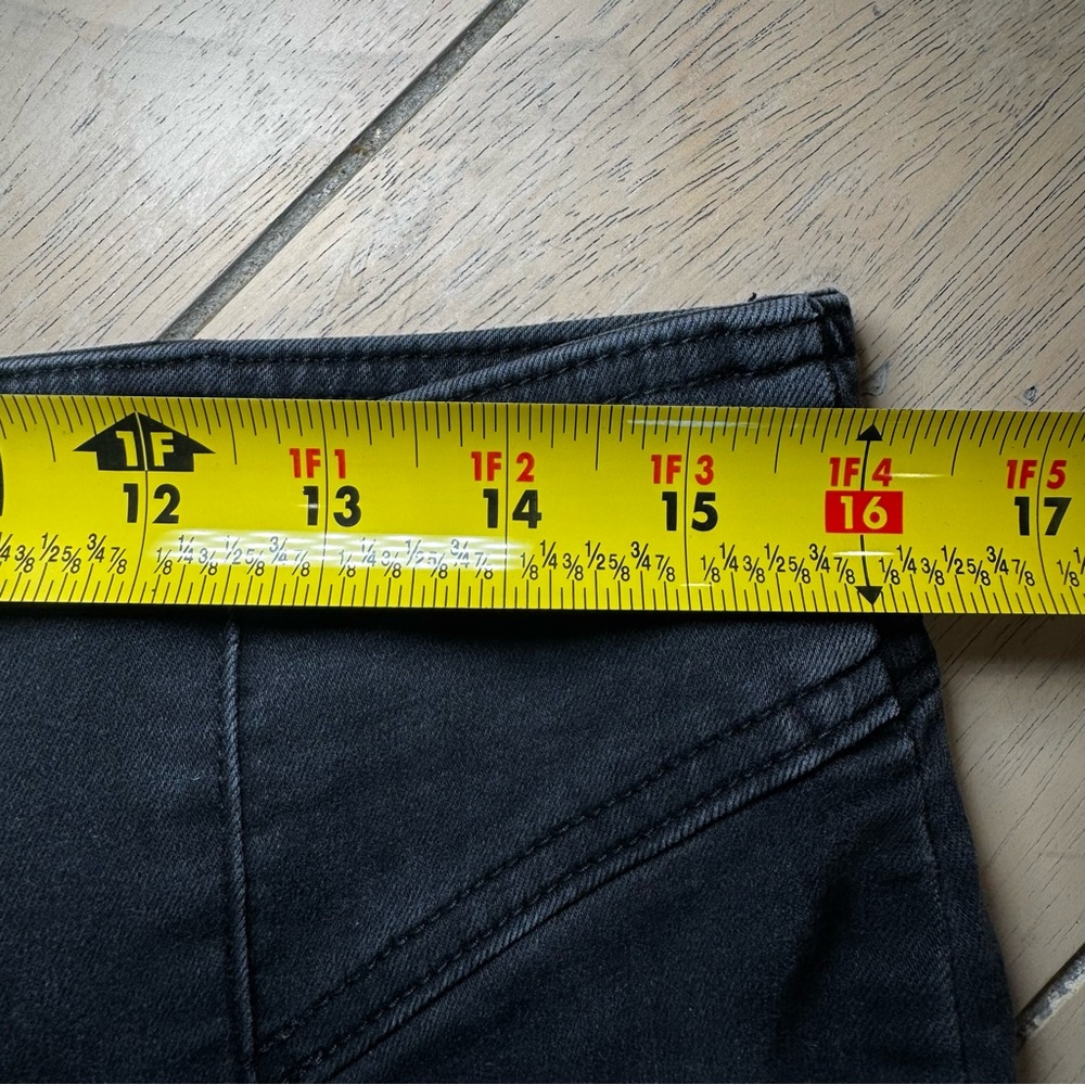 We The Free Free People CRVY High Rise Flare Denim Pants‎ Sz 33 Boho - Picture 5 of 7